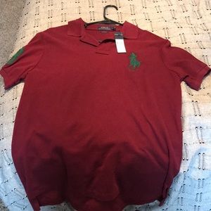 Burgundy Ralph Lauren Polo
